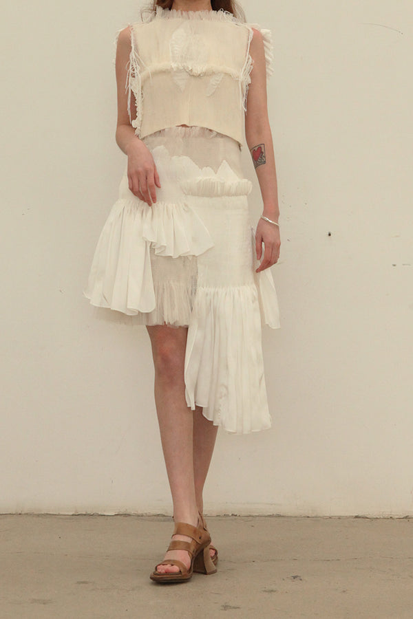 CAROLINE HU silk lavender dress ss21ss03